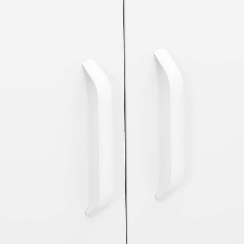 Storage Cabinet White 80x35x101.5 cm Steel